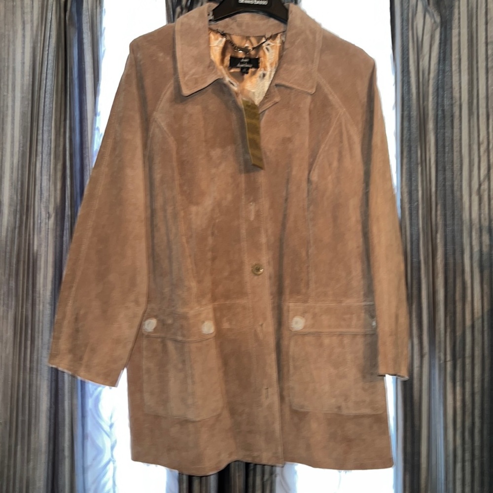 Dennis Basco BNWT Leather Coat 3X